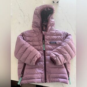 Patagonia Purple reversible down sweater jacket 2T